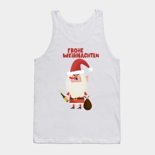 Merry Christmas postcards - Beautiful Christmas motifs - Drunken Santa Claus Tank Top